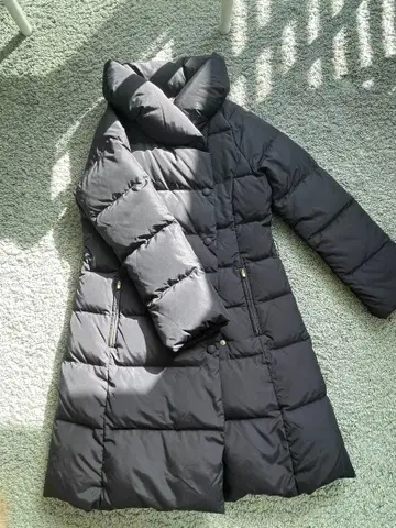 ships 블랙 롱 기장 다운 자켓