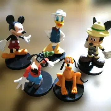 디즈니 피규어 5체 세트