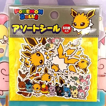 포켓몬 썬더 모듬 씰 프레이크 이브이 컬렉션 인형