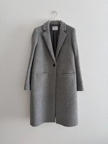 STUDIOUS 그레이 체스터 코트 사이즈 I