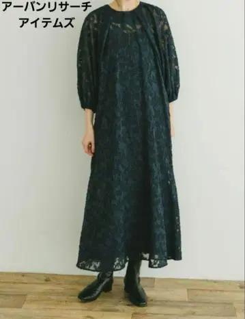 어반 리서치 아이템즈 자카드 레이스 원피스