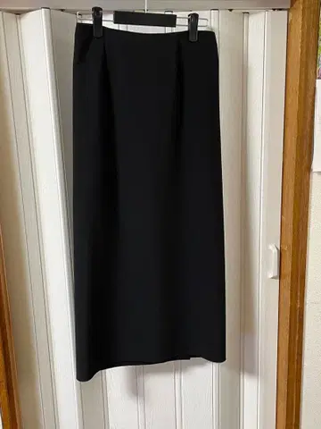 리제르 라빠르망 스트레치 사이드 지퍼 백 슬릿 롱 스커트