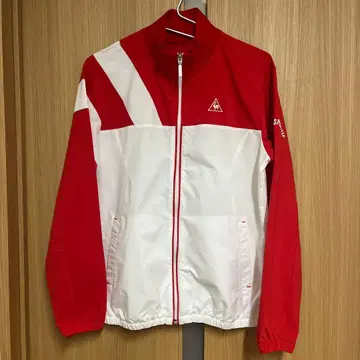 le coq sportif 골프 자켓 M 레드/화이트