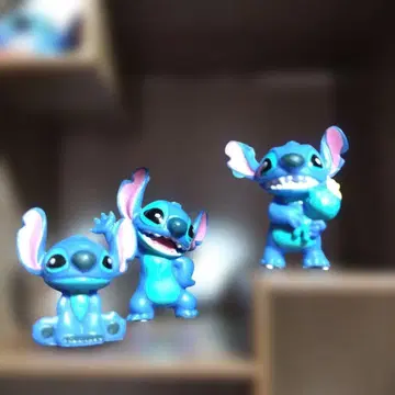 스티치 피규어 세트 파란색(12개)c