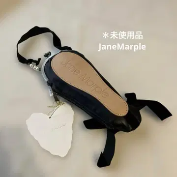 미사용품 JaneMarple 발레 슈즈 천연 가죽 파우치 + 증정품