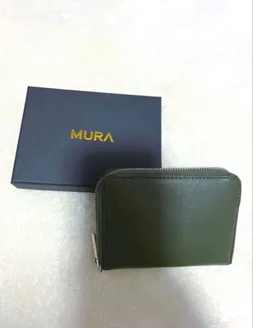 MURA 올리브 그린 접이식 지갑
