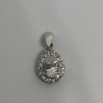 PT650 플라티나 티어드롭 탑 펜던트 1.9g