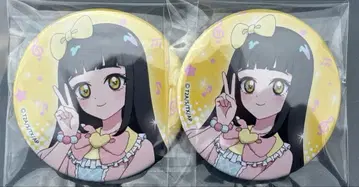 프리티 시리즈 아이프리 크로싱 라이브 츠무기 캔뱃지 2개