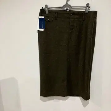 랄프 로렌 무릎 기장 타이트 스커트 울 100% 7f