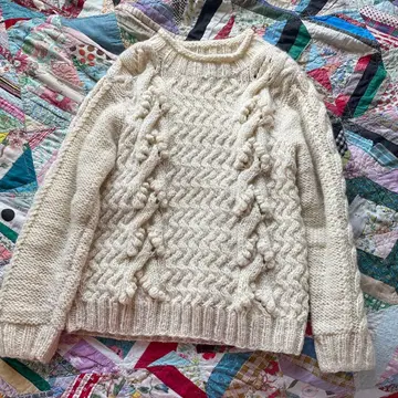 PAR ICI HAND KNIT 팰리시 손뜨개질 니트