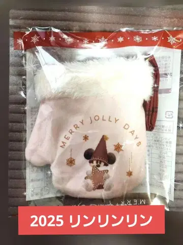 도쿄 디즈니 2025 크리스마스 미튼형 굿즈 크림 필드 비스킷