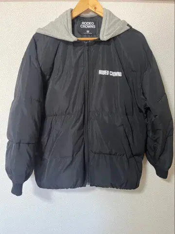 RODEO CROWNS 후드 부착 다운 자켓