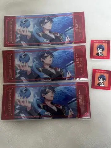 트위스테 기숙사복 듀스 금박 빅 클리어 카드 2점