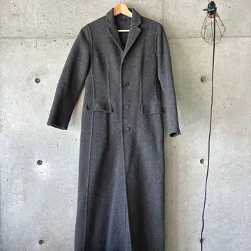 랄프 로렌 그레이 울 롱 코트