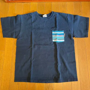 Wild Things 네이비 스트라이프 포켓 T셔츠 새상품급