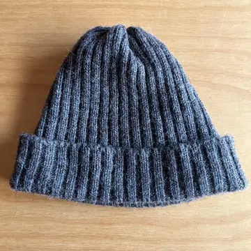 하이랜드2000 브리티시 울 사용 니트 모자 브라운 숏 기장