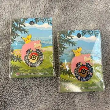 포켓몬 센터 카가와 핀 배지 2개 세트