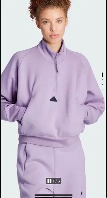 한 번 착용 adidas 아디다스 Z.N.E. 쿼터 지퍼 트랙 자켓