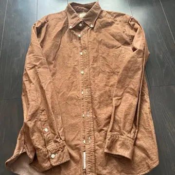 GREEN LABEL RELAXING 브라운 셔츠 XL