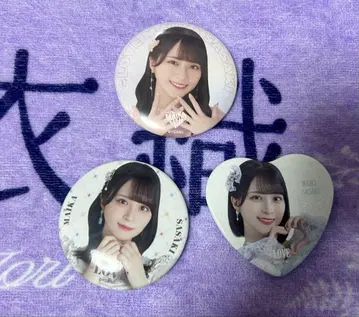 사사키 마이카 캔뱃지 3개 세트