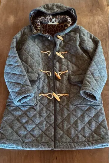 트래디셔널 웨더웨어 퀼팅 더플 코트