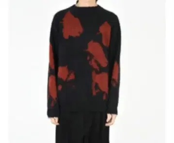 라드 뮤지션 모헤어 니트 장미 스웨터