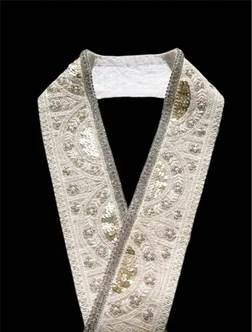 성인식 다테에리 레이어트 카라 프릴 스팽글 큐빅 비쥬 반짝이