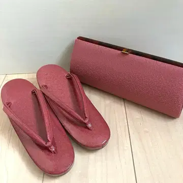 빨간색 일본 의류용 백과 조리 세트 앤티크