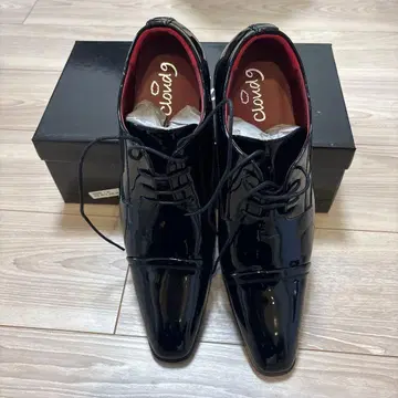 남성용 브라이덜 신발 블랙 28cm