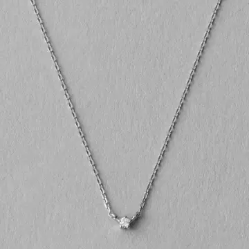 ete [레이어] 다이아몬드 목걸이 플래티넘