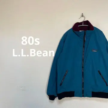 80s L.L.Bean 웜업 자켓 나일론 플리스