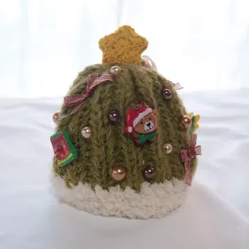 크리스마스 트리 니트 모자 크리스마스 니트 모자 브라이스 아이시 인형