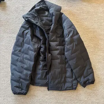 퍼프 테크 후드티 XXXL 블랙