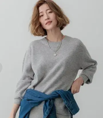 2025년 구매품 23구/울 캐시미어 크루넥 니트