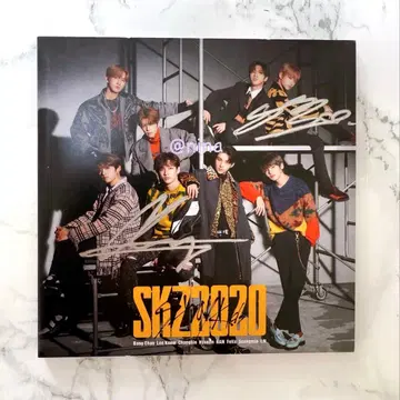 straykids 친필 유닛 사인 필릭스 방찬 skz2020