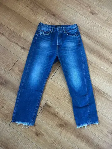 슈가데파트 샵 채널 데님 팬츠 데미지 가공 바지