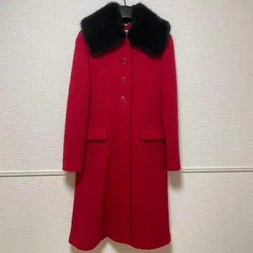 미사용 새상품 케이트 스페이드 퍼 코트