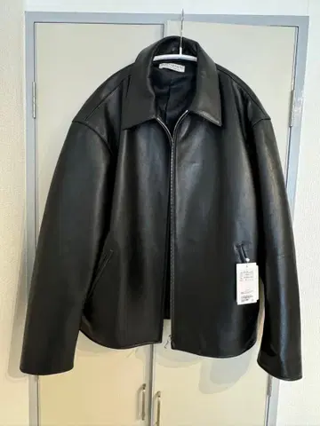 BEAUTY&YOUTH 블랙 가죽 자켓 XL
