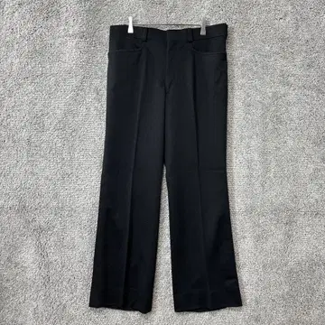 3153 먼싱웨어 골프 블랙 와이드 슬랙스 LL 상당 레트로