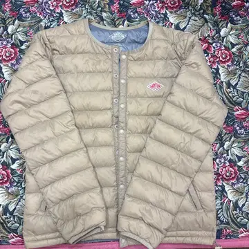 단톤 베이지 다운 코트 34