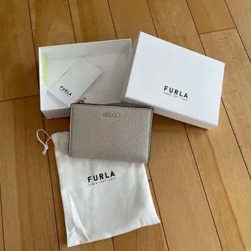 FURLA 접이식 지갑 그레이지 미사용 새상품