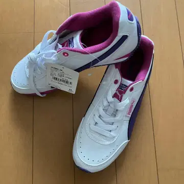 PUMA 스니커즈 화이트/퍼플/핑크