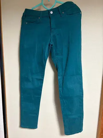 CIMARRON 스키니 데님 터콰이즈