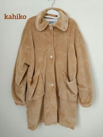 kahiko 플리스 롱 룸웨어 프리 사이즈