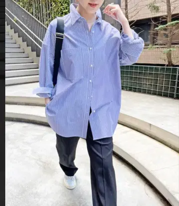 Spick&Span 펄 버튼 셔츠