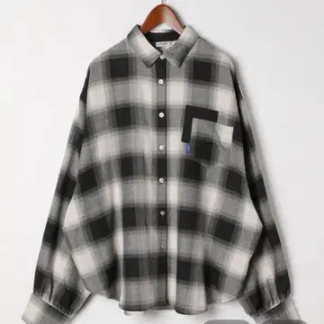 be with M Misayo 컬러풀 체크 셔츠