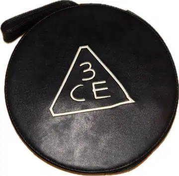 3CE 원형 핸드백 블랙