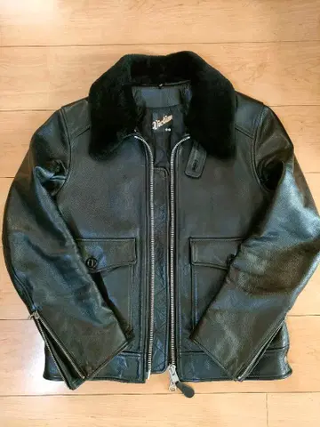 Victim 블랙 가죽 자켓 M