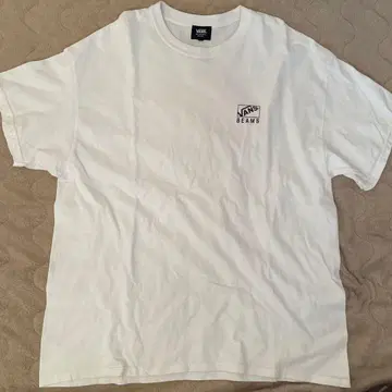 VANS x BEAMS 콜라보 화이트 T셔츠