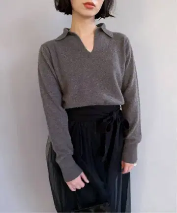 EDIT.FOR LULU 캐시미어 스키퍼 탑